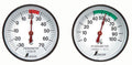 Shinwa Thermometer and Hygrometer Pair