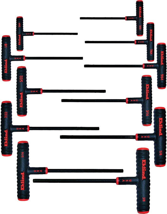 Eklind T Handle Hex Wrench Set - 11pc