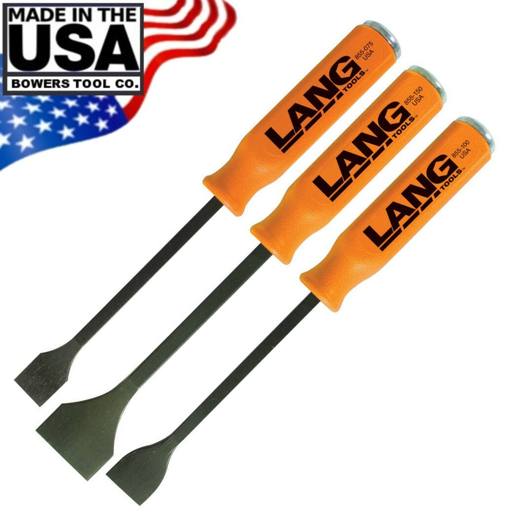 Lang 3pc Gasket Scraper Set Hammer Strike Handles