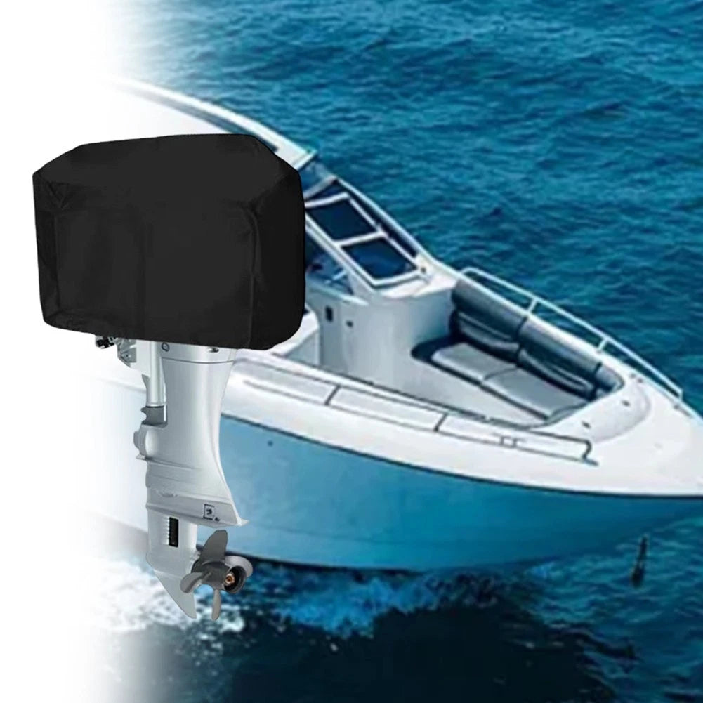 For Protective Heavy Duty Outboard Motor Cover Waterproof 210d Oxford