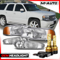 L+R Headlight+6500K LED Bulbs w/Cooling Fan for 01-06 G