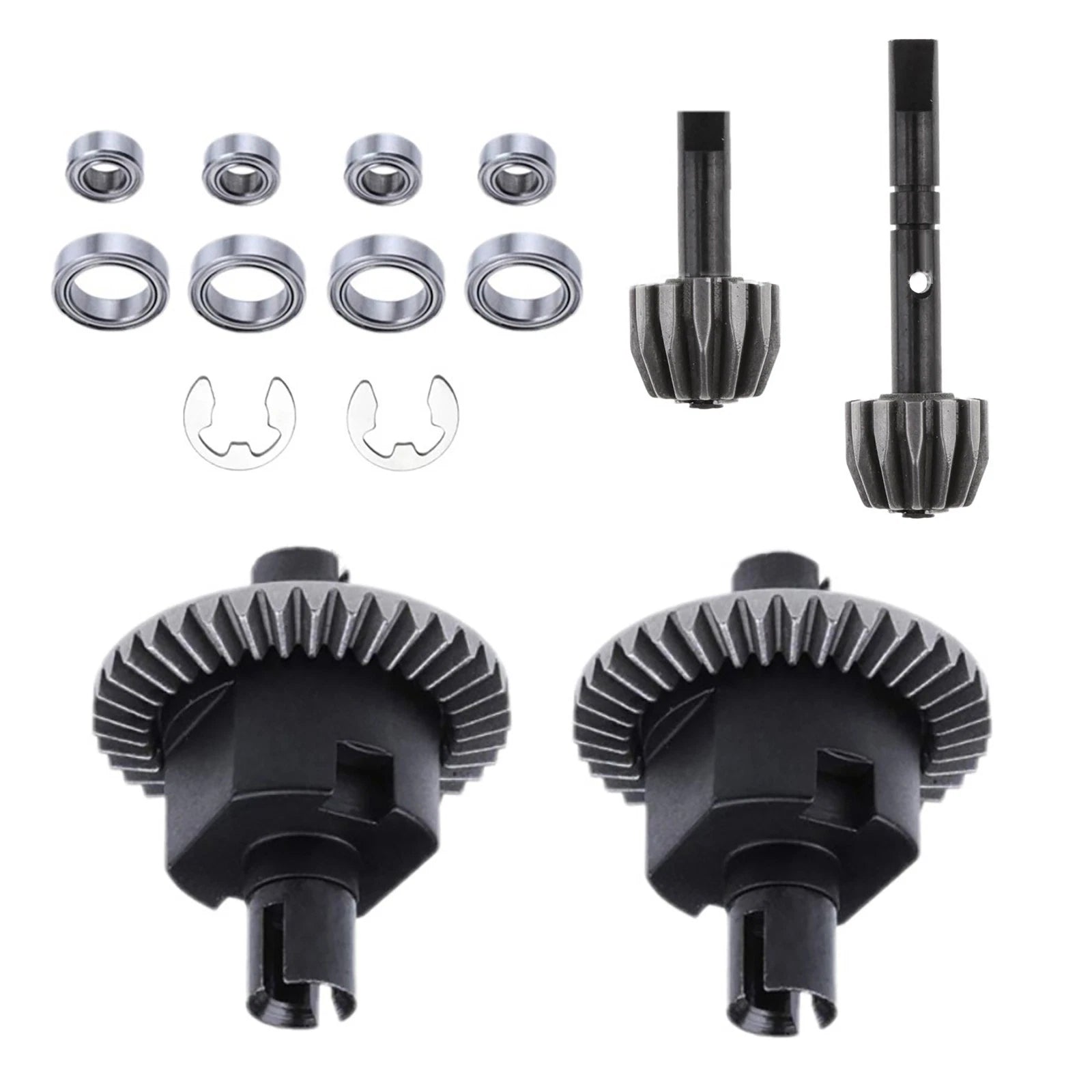 New Front Rear Differential Gear Kit For 1/10 Hsp 94123 94166 Drift