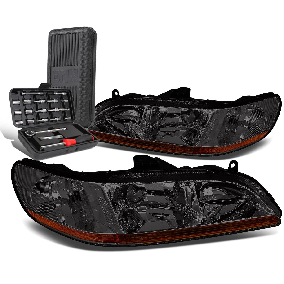 For 1998-2002 Honda Civic Pair Smoked/amber Signal | Built Supply Co