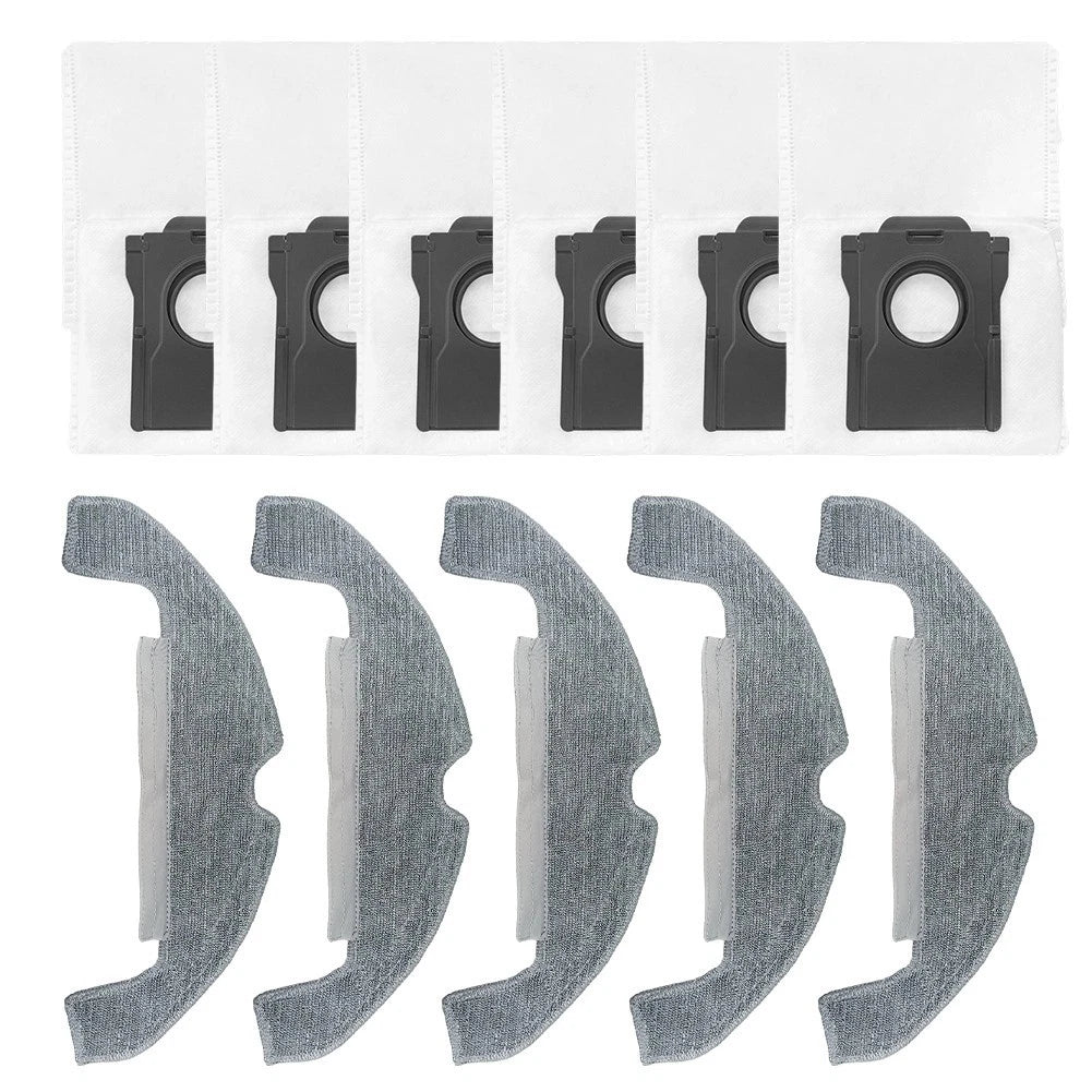 For Dreame F10 Plus Vacuum Accessories Kit 5 Mop Cloths And 6 Dust