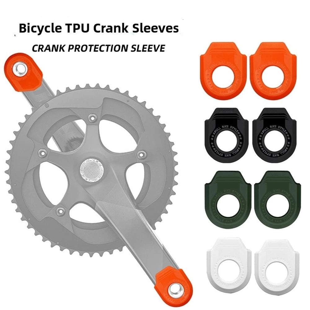 Lightweight For Tpu Cover For Mountain Road Bike Cranks Carbon Fiber