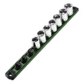 WORKPRO 3/8 Dr Magnetic Socket Organizer Aluminum Alloy Heavy Duty Socket Holder