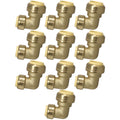 XFITTING 1" x 3/4" Push Fit Elbow 10 Pack
