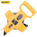 Deli 50mx12.5mm Retractable Measuring Tape Steel Tape With Plastic