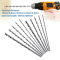 Reliable 2.5mm Diameter Extra Long HSS Straight Shank Drill Bit - 160mm Length by Reliable
