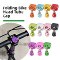 Quick Adjust Headset Cap For Folding Bikes P8 P10 Stem Cover Cnc Alloy