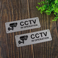 Cctv Operation Sign Aluminum Waterproof With Pre Drilled Holes For