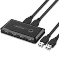 Usb 3.0 Switcher Selector 2 Computers Sharing 4 Port Usb Devices Kvm
