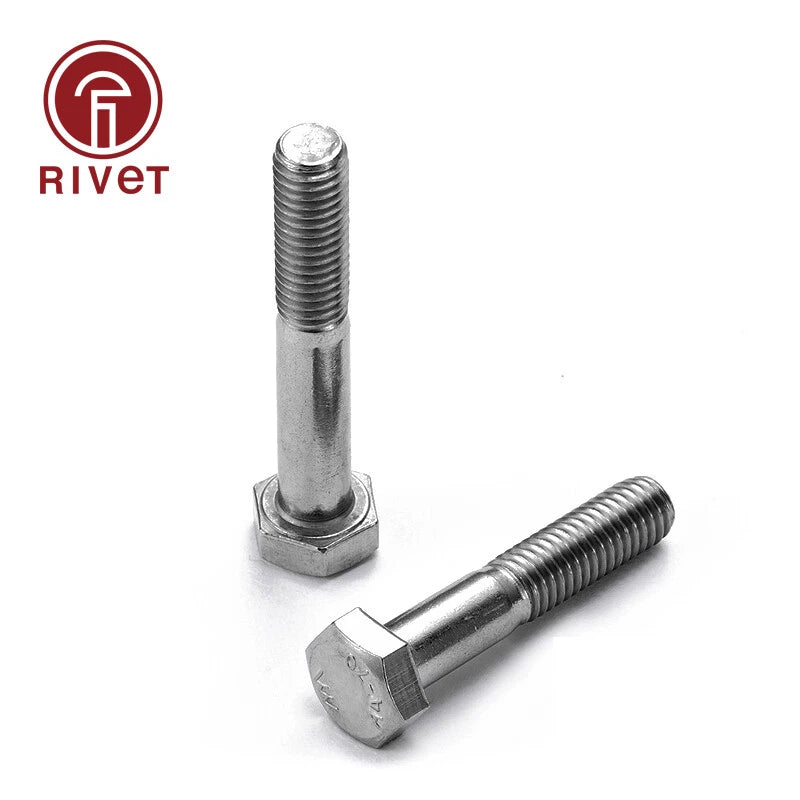 316 DIN931 ISO 4014 M6 M8 M10 Stainless Steel Half Thread Hex Hexagon Head Screw