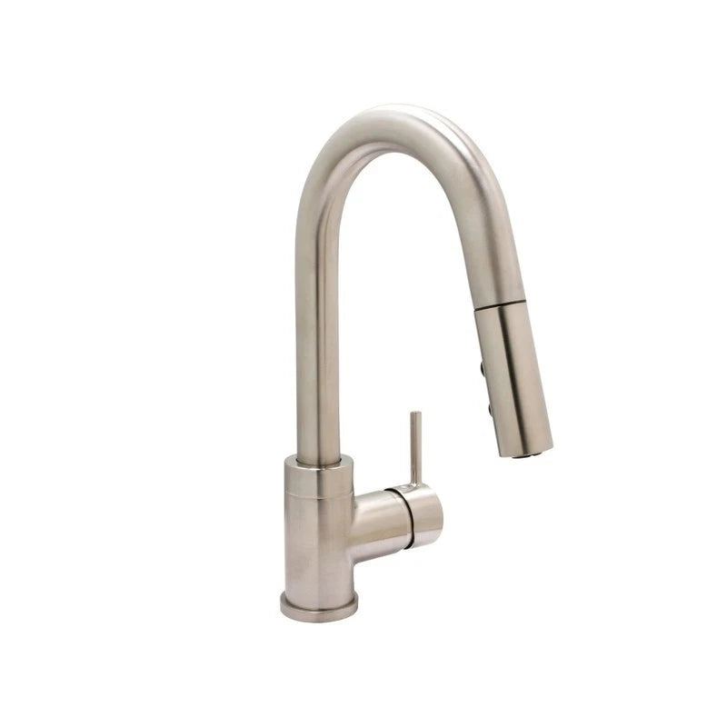 Bar Faucet / Prep Sink Kitchen Faucet, Pvd Satin Nickel
