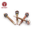 M5.5 Carbon With Washer External Hexagonal Self Drilling Screw Bolt