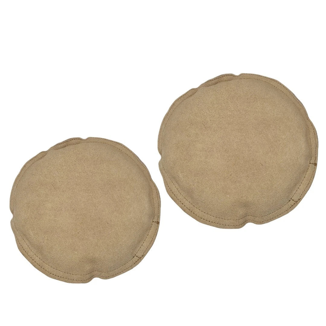 Set Of 2 Leather Sand Bags – 6" Round Jewelry Forming Cushions