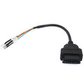 16 Pin Obd Obd2 Female K Line Can Line Jumper Tester Connector