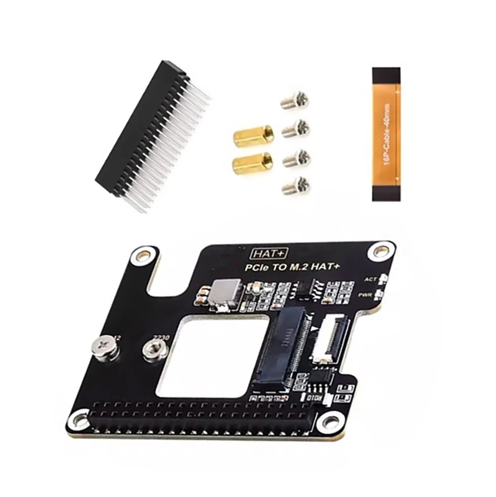 Pcie To M.2 Adapter For Raspberry Pi 5 Compatible With 2230/2242 M.2