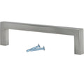 Square Style 5-1/32" Brushed Nickel Kitchen Cabinet Handle Pull