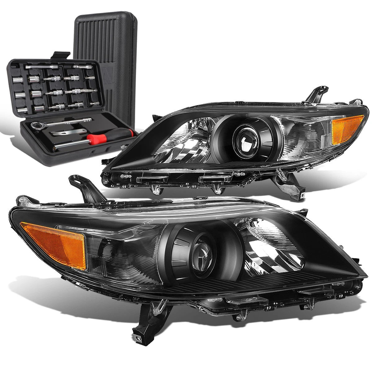 For 2011-2020 Toyota Sienna Black Amber Side | Built Supply Co