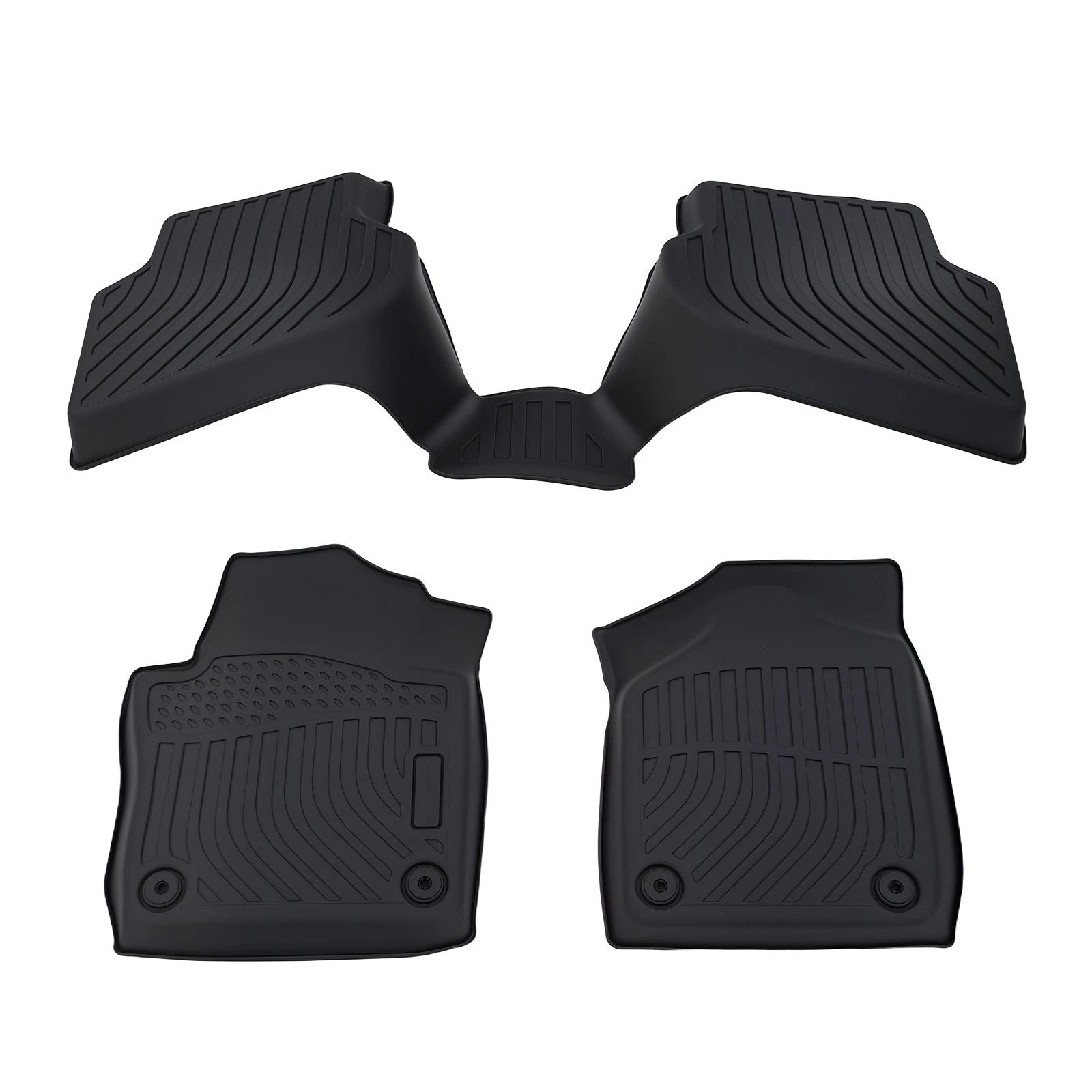 Black TPE Floor Mats for Volkswagen Jetta 2011-2018 Heavy Duty Floor Liners