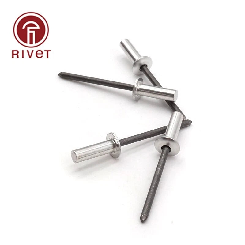 M4 Rivets Aluminum Steel Closed End Blind Rivets Round Dome Head