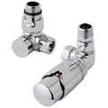 Eastbrook Biava TRV & Lockshield Valve - Chrome
