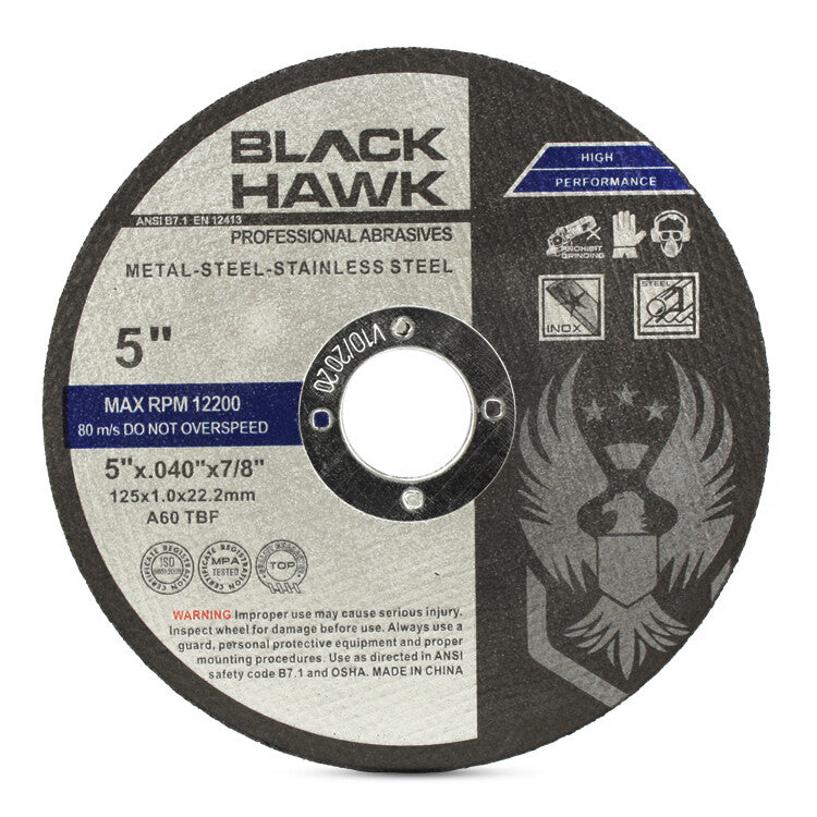 100 Pack 5"x.040"x7/8" Cut-Off Wheel - Metal & Stainless Steel Cutting