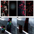 Waterproof 3d Car Door B Pillar Decal With Crack Stereoscopic Design