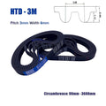 3M Pitch HTD Synchronous Timing Belt 6mm