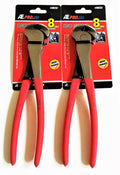 2 ATE PRO 8" END NIPPER CUTTERS WIRE CUTTING PLIERS PIN