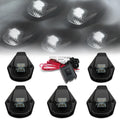 Fit 80-96 F-series Pickup Smoked White Led Cab Roof Running