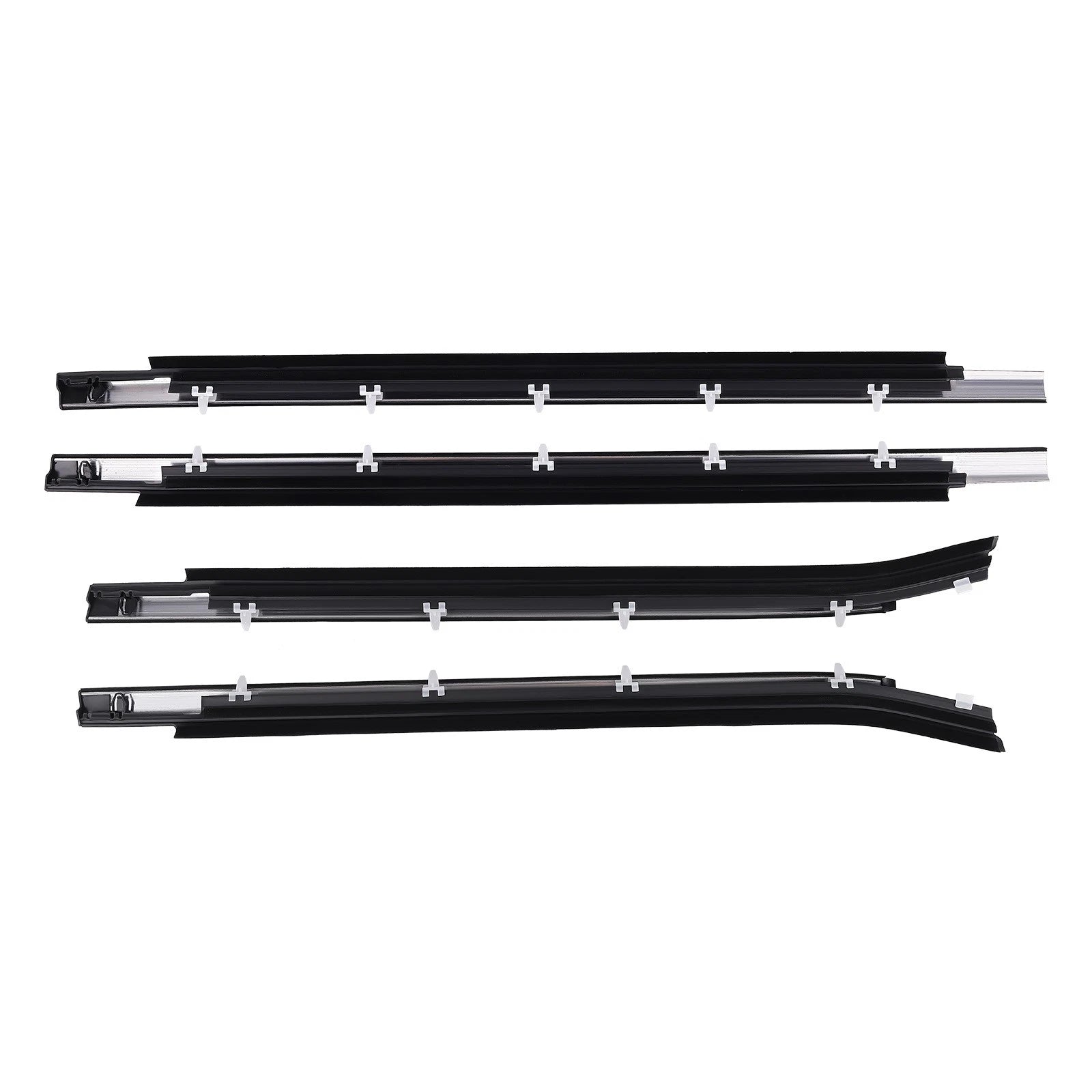 Door Window Moulding Trim Weatherstrip 4pcs for Toyota Tundra 00-06 757300C022