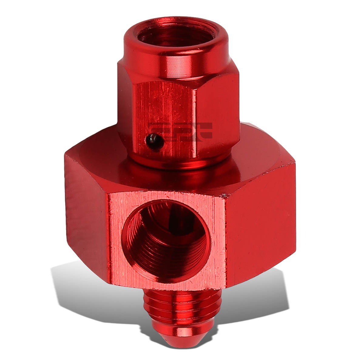 3an An3 Male-Female Union 1/8"NPT Port Red Aluminum Anodized Fitting