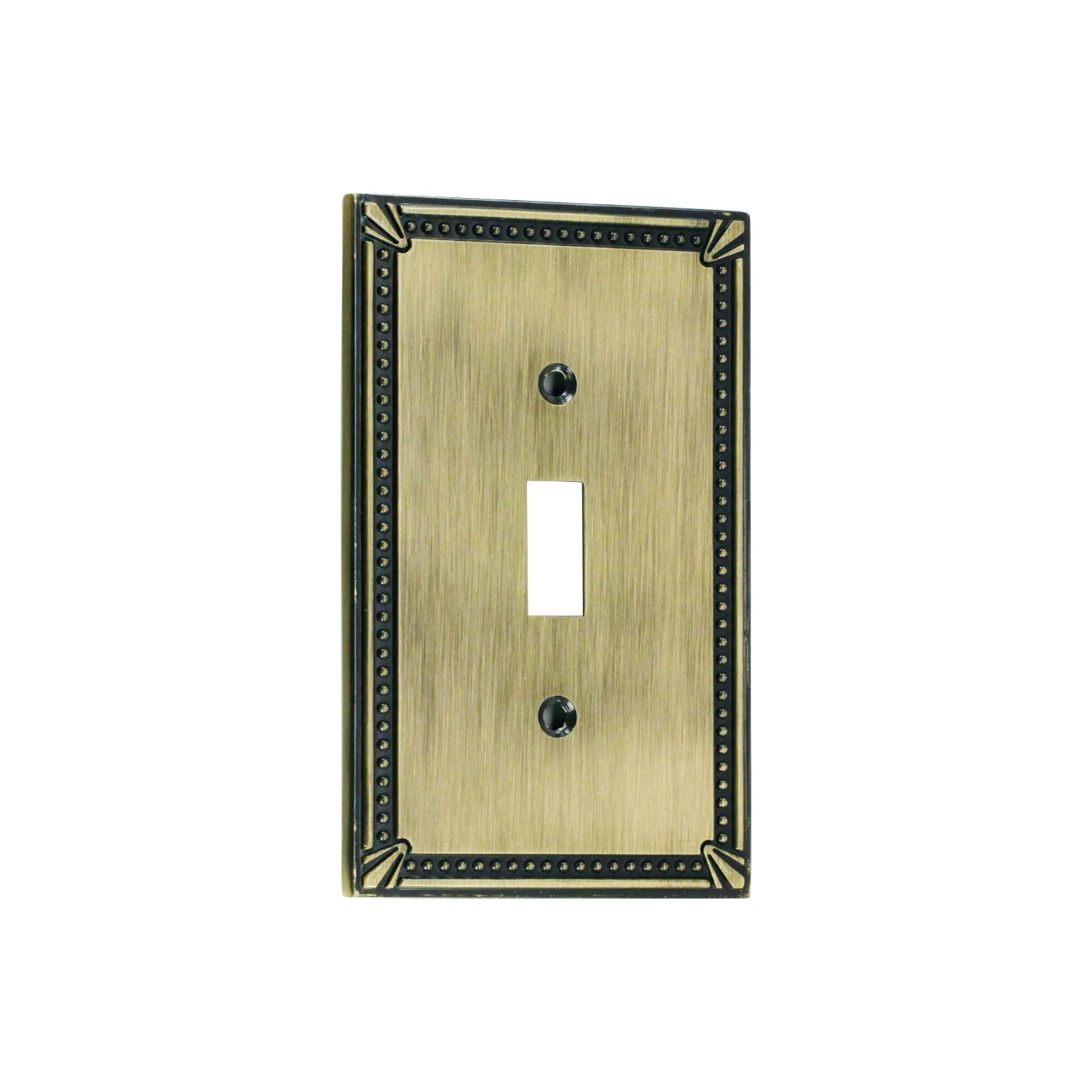 Wall Light Switch Plate Toggle Cover Decorative Antique Gold Single 1
