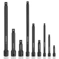 WORKPRO 9 PC Impact Driver Extension Bar Set 1/4" 3/8" & 1/2" Drive by WORKPRO