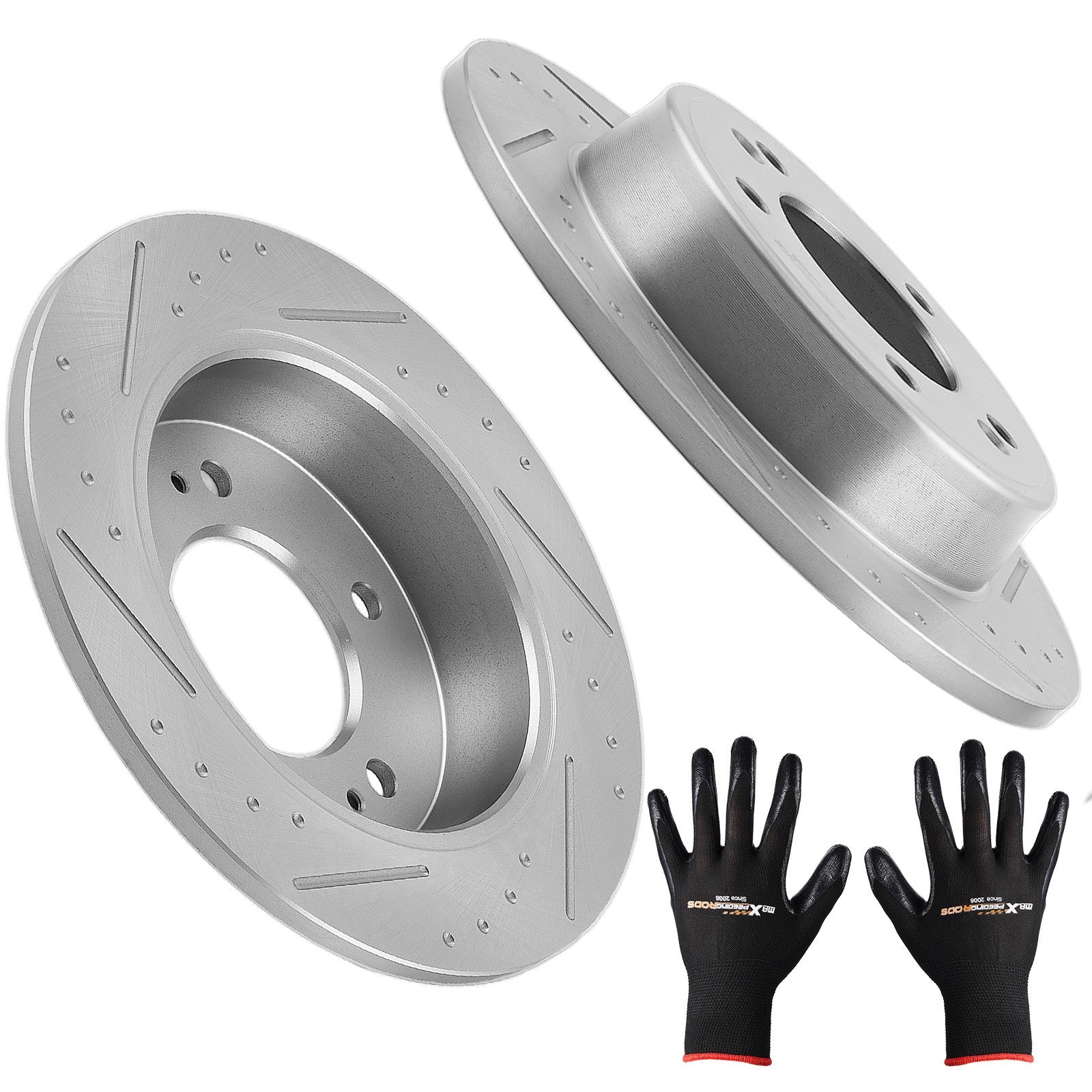 Rear Disc Brake Rotors Set for Hyundai Kona 2018-2023 Veloster