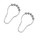 New Curtain-hook Shower-rods Pole Metal-rings Bathroom For Glide