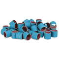 2" x 1-1/2" Zirconia Spiral Bands, No Lap Sanding Sleeves - 50 Pack