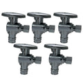 5 Pack XFITTING 1/2" Pex A x 1/4" OD Compression Angle
