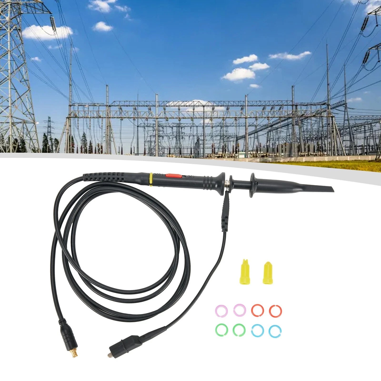 Easy Compensation Adjustment With Mcx Oscilloscope Probe 15~45pf Range