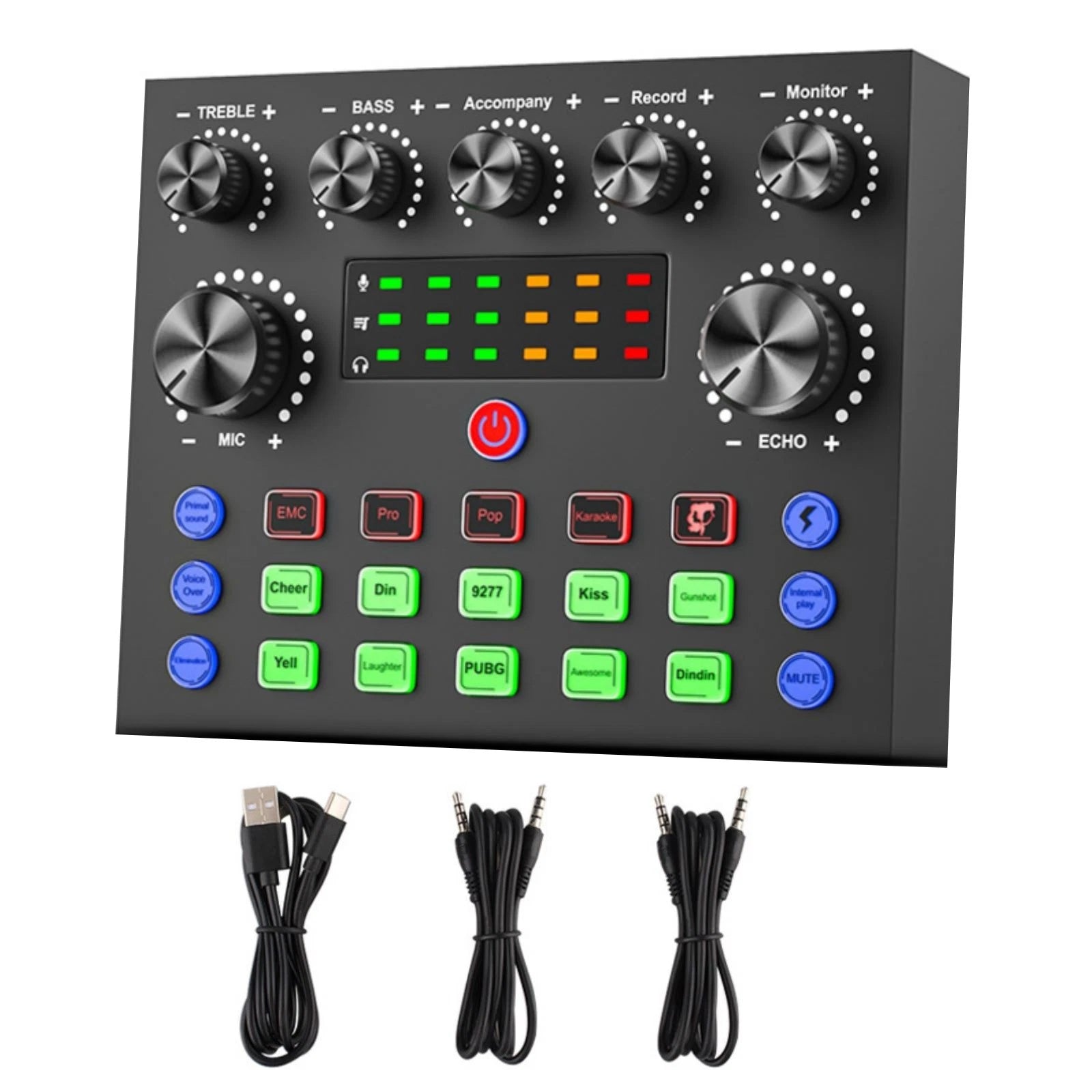 V8s External Sound Card For Commentators And Family Karaoke