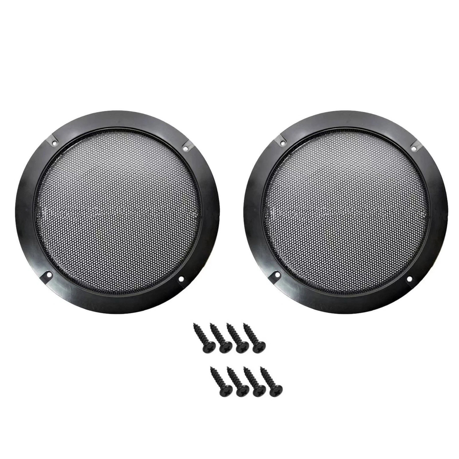 6.5" Car Audio Speaker Grill Cover Steel Mesh Woofer Protector Easy