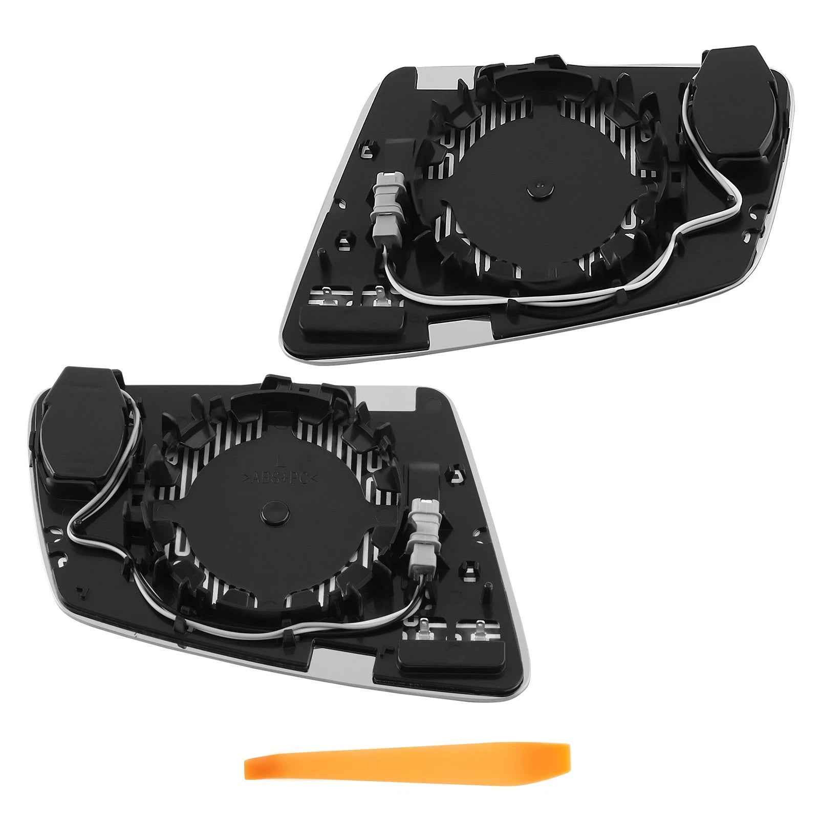 Left &amp; Right Side Mirror Glass Heat W/ Blind Spot For Mercedes-benz W204 W212