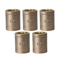 5 Pack XFITTING 1/2" FIP x 1/2" FIP Coupling, Female NP
