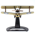 8cm Diecast Alloy 1/72 Wwi British Sopwith Camel F.1 Biplane Display