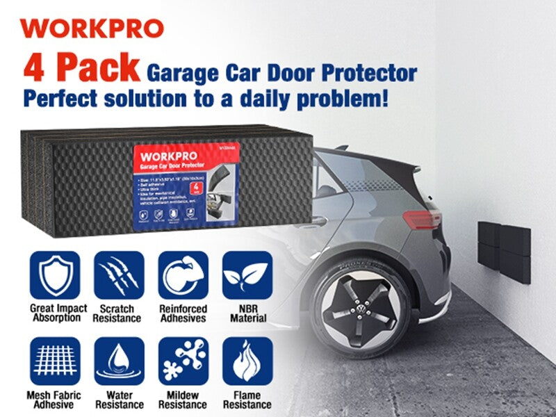 WORKPRO 4-Pack Garage Wall Protector by WORKPRO