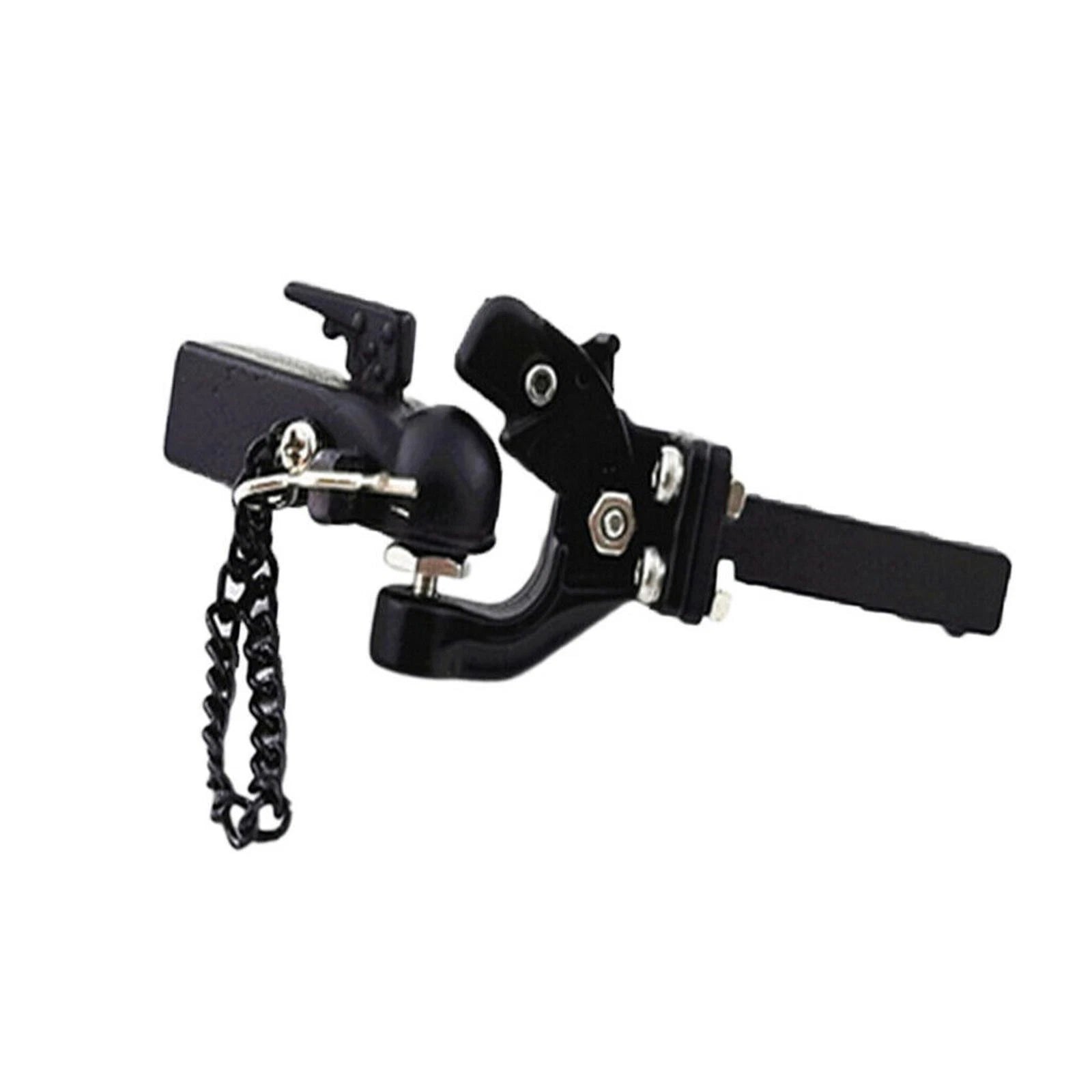 3mm Metal Hitch Trailer Hook Receiver Kit For Scx10 Traxxas Trx4 1/10