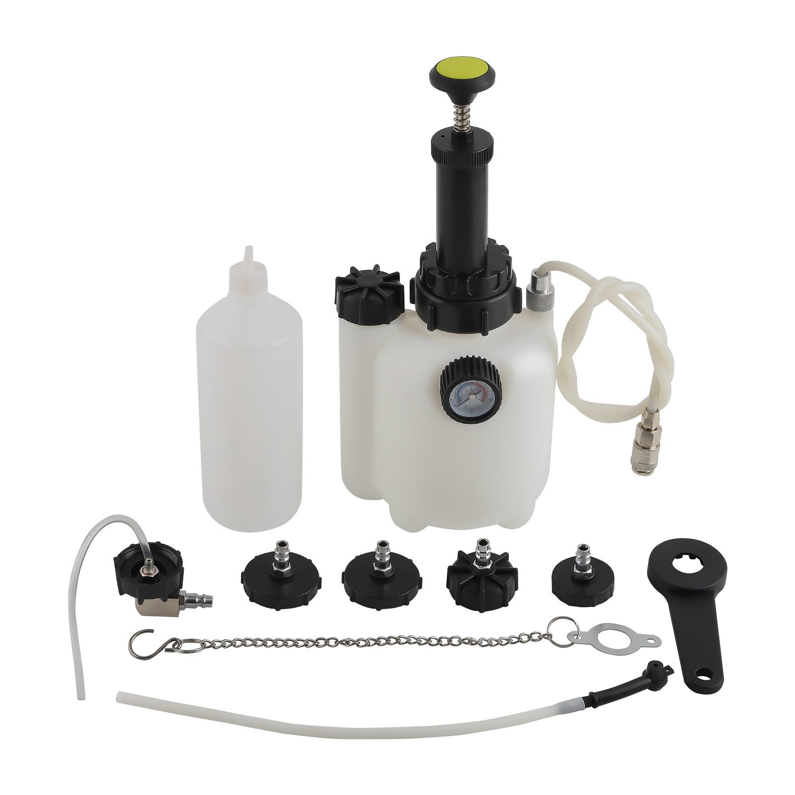 3L+1L Manual Brake Clutch Bleeder Fluid Tool Power Bleeding Kit 4*