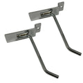 4" Slatwall Hook Panel Display Hooks, 1/4" Thickness Metal, Chrome -